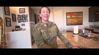 Slutty Military Stepmom Lola Maverick Home From Deployment