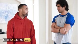 BRAZZERS - Breasty Abby Rose Cleans Abode Topless And Squirts All Over Zane Walker’s Large Shlong