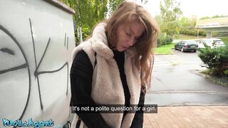 Public Agent - Large naturals Russian mother I'd like to fuck POV oral job fast hard screw with total stranger
