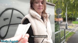 Public Agent - Large naturals Russian mother I'd like to fuck POV oral job fast hard screw with total stranger