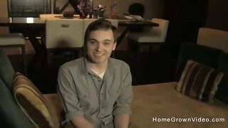 Sexy amateur granny sucking and screwing a younger stud
