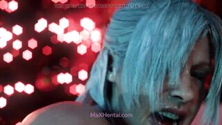 Unforgettable and Hardcore Movie scene Night with big beautiful woman Granny (Neverseen CG Animation)