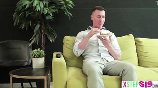 Russian teen golden-haired stepsister Novella Night is large into fitness