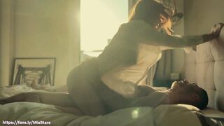 Vehement Cowgirl Screw and Very Meaty Climax of a Marvelous Golden-haired