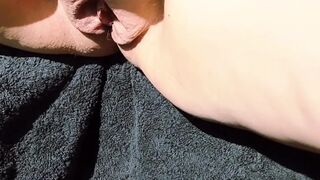 My pink hanging drapes