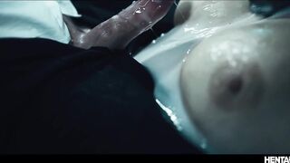 Anime Monster Futa - Oriental Chick Grows Shemale hentai Ramrod And Creampies Corpulent big beautiful woman