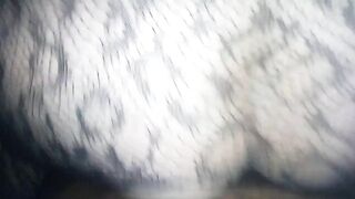 PAWG in fishnet takes backshots