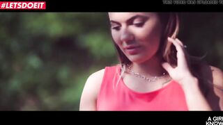 LETSDOEIT - Forest Lesbian Sex with Sexy Czech Busty Babes