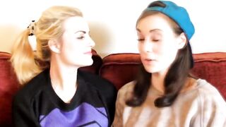 Rose & Rosie lesbian kisses!!