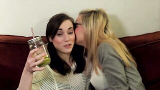 Rose & Rosie lesbian kisses!!