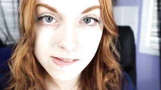 Hot RedHead Tongue Fetish