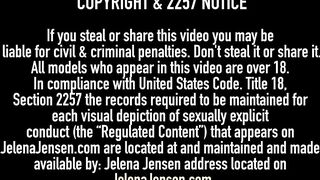 Busty Babe Jelena Jensen & Sensual Jane Lick Pussy In Pool!