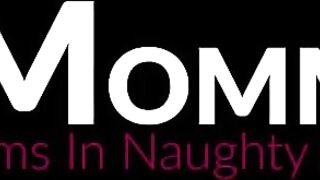 Blond stepmom licking perfect tits before lesbian sex