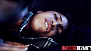 Tiny Latina Teen Veronica Rodriguez Caged BDSM Bondage Orgas