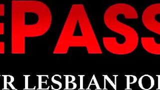 College lesbians make out before dorm hazing orgy