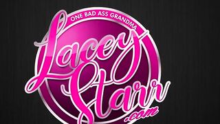 LACEYSTARR - Lesbian granny toying and cumming in nature