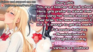 Cuties from Saimin Seishidou are passing teacher's particular exam (Sex JOI)