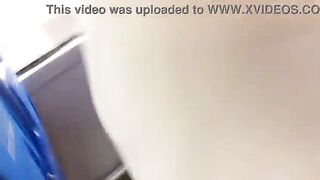 A glamorous youthful woman was alone on the bus, so I took her to my apartment.