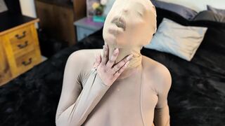 Full hose bodysuit vagina Play
