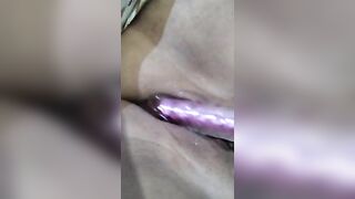Mexican wife showing off and masturbating with a sex-toy for the 1st time (full episode)