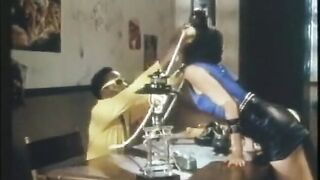 Hawt Kristina Barrington gets snatch pounded from behind on an office table