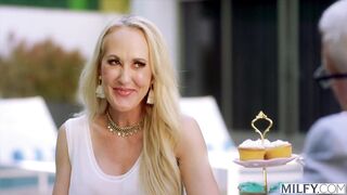 VIXENPLUS Bombshell mother I'd like to fuck Brandi cheats on her spouse whilst that guy listens