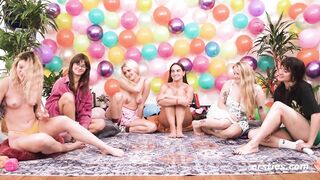 Ersties - Dare Ring 6some - Six Pretty Sweethearts Play Truth Or Dare (Part 1 of 5)