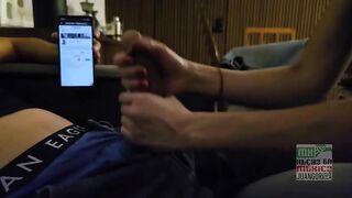 Tiny Mexican beauty cheating on her boyfriend by giving blowjob-sex and riding schlong 1