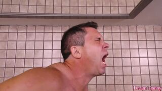 T-girl Vitoria Neves Gets Mouth Screwed and Butt Pounded