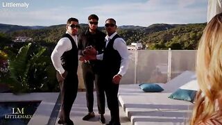 Unexpected three BBC Team fuck During Photoshoot,Irish Snowbunny Tina Snow Voided urine On & Destroyed