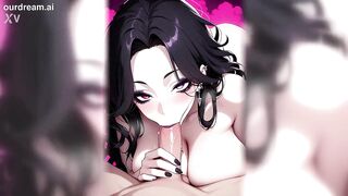 Large Tiddy Emo Anime Cutie Can’t Get Sufficiently (AI)