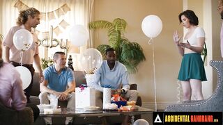 ACCIDENTAL GROUP-SEX - Wild Casey Calvert Suggests To Get Team-fucked To Fight Concupiscent Males's Boredom