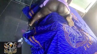 Small Black Midget Dwarf Mini Star Masturbates Wild with Vibrator Solo - Ebony Tiny big beautiful woman Squirt Climax in Aquarium Room!