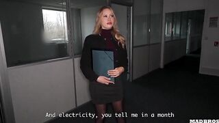A Married French Realtor Agent Cheats On Her Spouse And Gets Pounded Anal And double penetration To Close A Sale !!!
