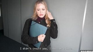 A Married French Realtor Agent Cheats On Her Spouse And Gets Pounded Anal And double penetration To Close A Sale !!!