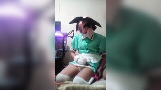 What the cosplay maid does on their break (FULL)