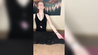 Redhead Emo Office Playgirl Relaxes After Lengthy Week