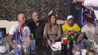 double penetration Sex Party with and Sexually excited Blondes