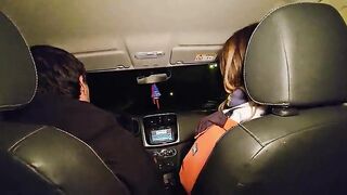 Bawdy whores sucking cock in the Uber previous to party! Knock Knock Stream