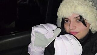 Bawdy whores sucking cock in the Uber previous to party! Knock Knock Stream