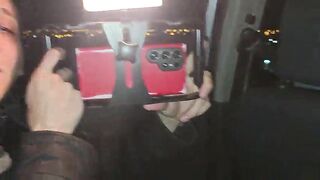 Bawdy whores sucking cock in the Uber previous to party! Knock Knock Stream