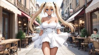 A walk with Rumi. That babe plays with her vagina