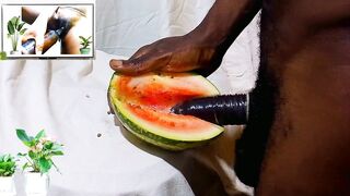 Hunk masturbation porn using lovely watermelon as a moist snatch. I screwed & enjoyed whilst watching female sexy snatch untill I got cum