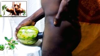 Hunk masturbation porn using lovely watermelon as a moist snatch. I screwed & enjoyed whilst watching female sexy snatch untill I got cum