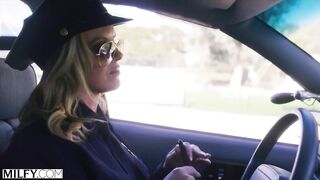 MILFY Officer Ravishing Vickie teaches her bad male ex a lesson