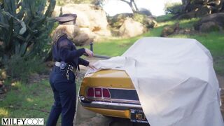 MILFY Officer Ravishing Vickie teaches her bad male ex a lesson