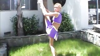 Slender Golden-haired Teen Rides Biggest Dong Until a Facial