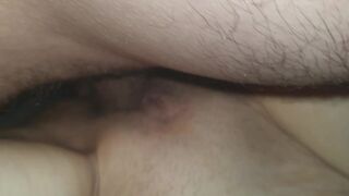 Hij neukt me zo goed. Al zijn zaad diep in mijn kut. Creampie. Cum inside.