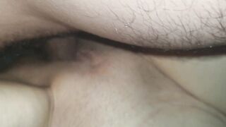 Hij neukt me zo goed. Al zijn zaad diep in mijn kut. Creampie. Cum inside.