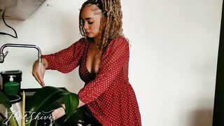 My spouse became aroused by my ally’s big boobs, and I shared him with her.